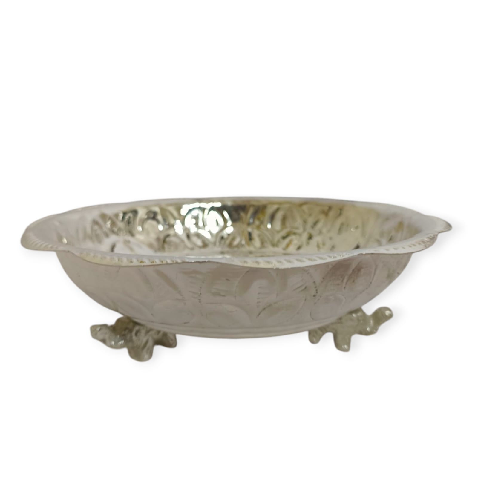 German Silver with Leg/Bowl For Dero/Multipurpose Use - 1 Piece