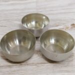 German Silver Small Bowl For Pooja /Dinning Bowls - 3 pieces