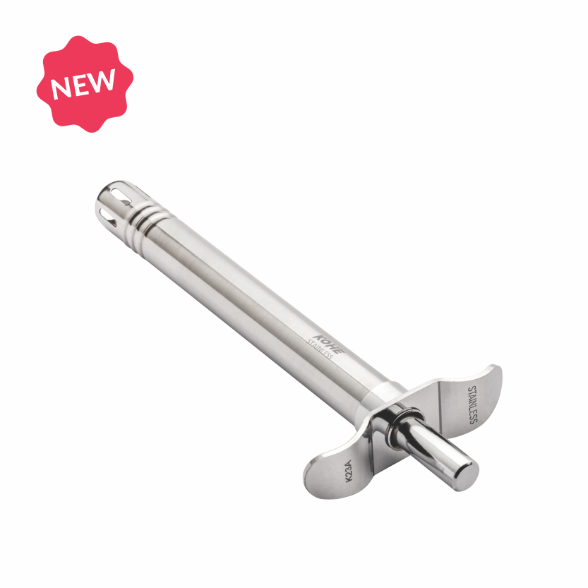 KOHE Elegant Stainless Steel Gas Lighter - 1 Pc