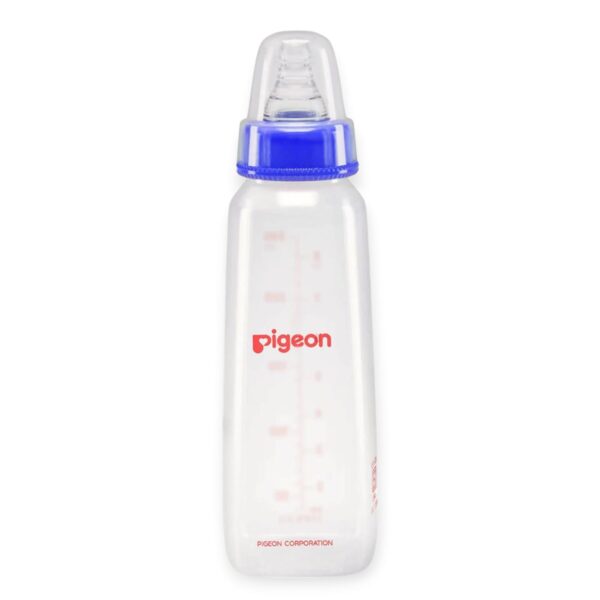 Pigeon Flexible Feeding Bottle 9+ - 240 ml  (Blue)
