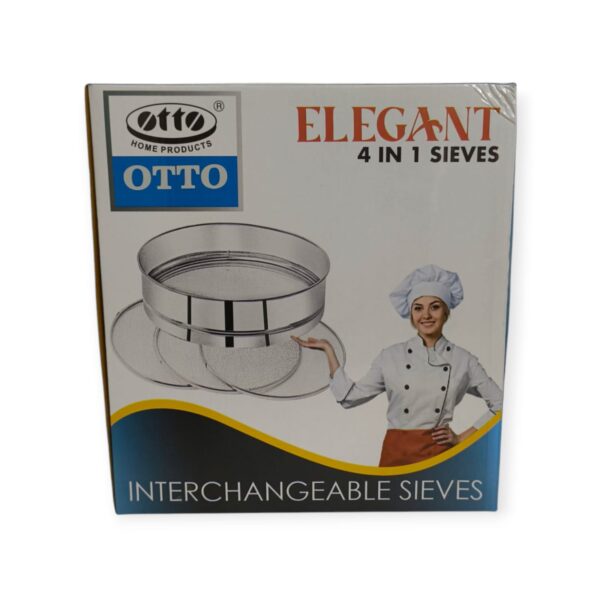 Otto Elegant 4-in-1 Interchangeable Sieves – Precision Sifting Made Easy