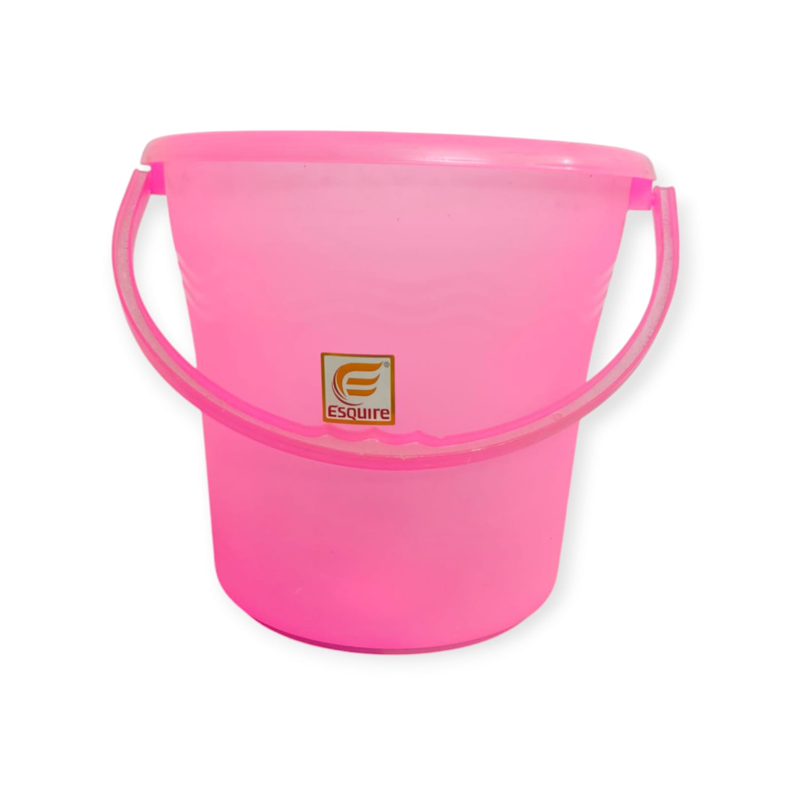 Esquire Pink Plastic Bucket – Strong, Stylish & Multipurpose Utility Bucket